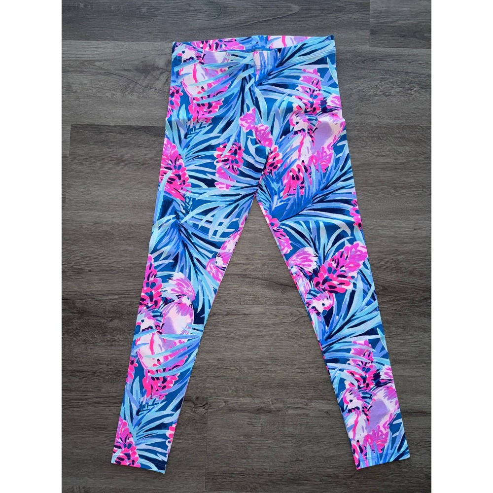 Lilly Pulitzer Girls Patterned Skinny Ankle Leggings, XL